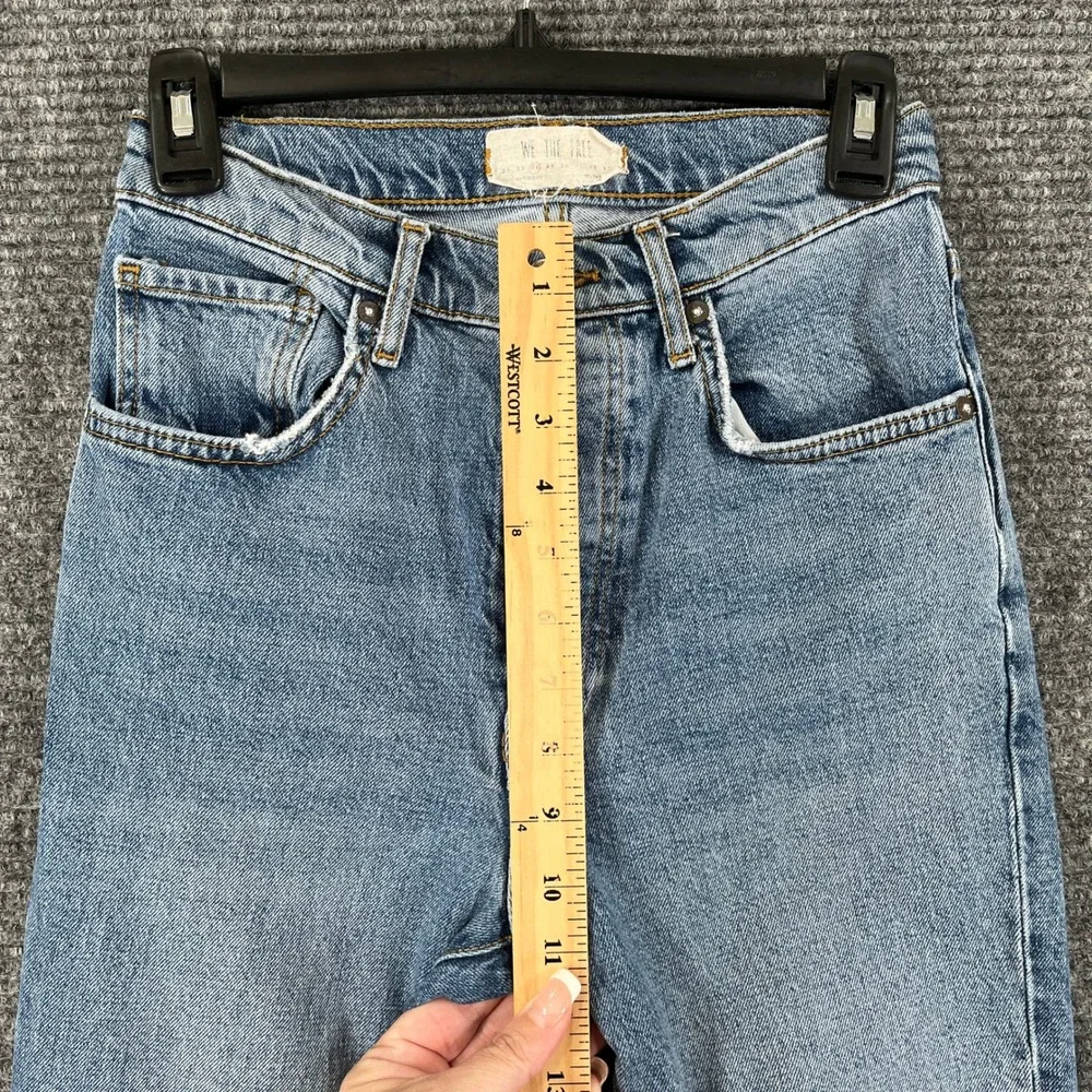 We The Free Free People Skinny Leg Jeans Womens 26 Distressed Knee Raw Hem